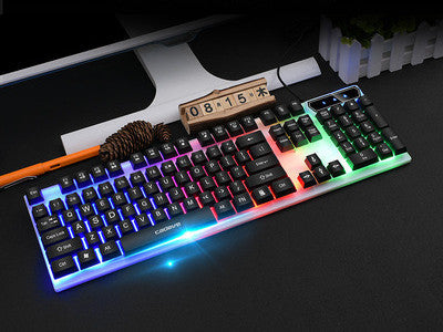 Elevate Your Gaming Experience with the Colorful Backlit USB Wired Gaming Keyboard