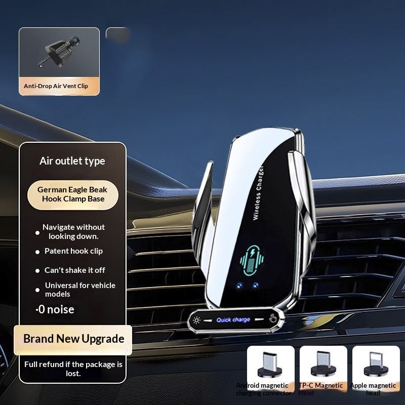 In-car Wireless Charging And Navigation Mount