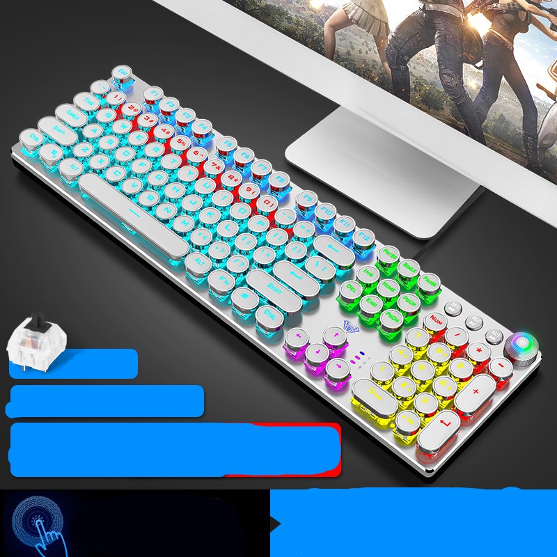 Steampunk Gaming Mechanical Keyboard