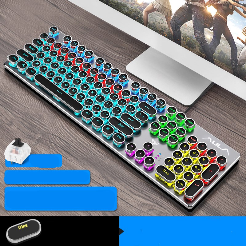 Steampunk Gaming Mechanical Keyboard