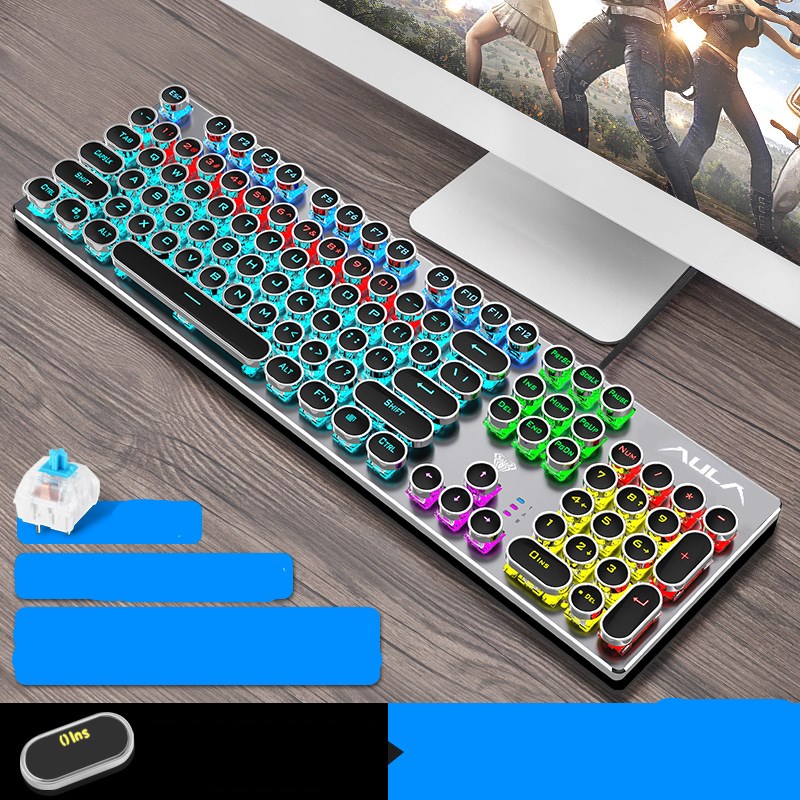 Steampunk Gaming Mechanical Keyboard