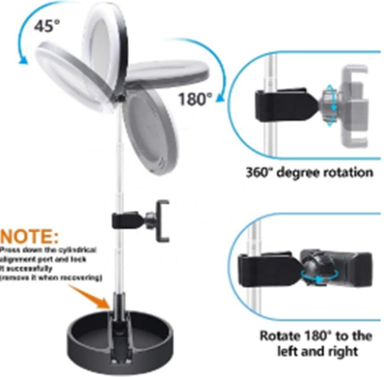 Ring Light Selfie Light LED Folding Stand