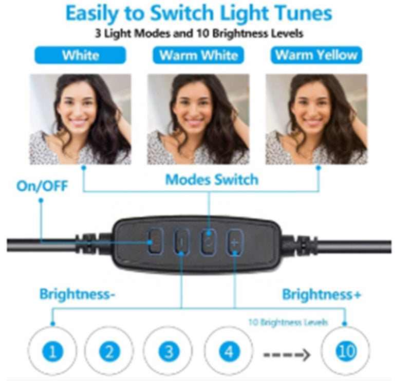Ring Light Selfie Light LED Folding Stand