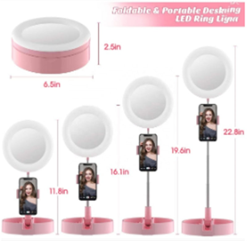 Ring Light Selfie Light LED Folding Stand