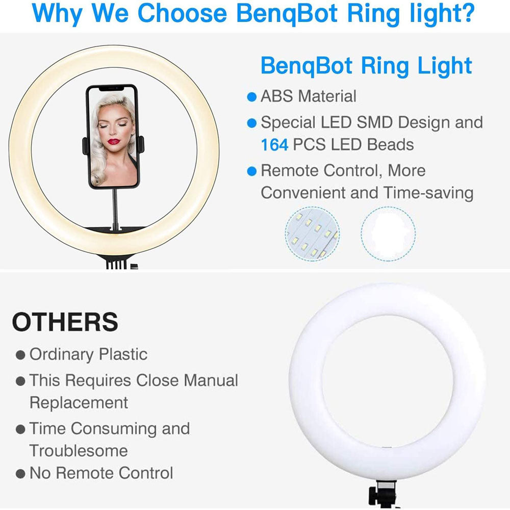 Compatible with Apple Dimmable Selfie Led Ring Light