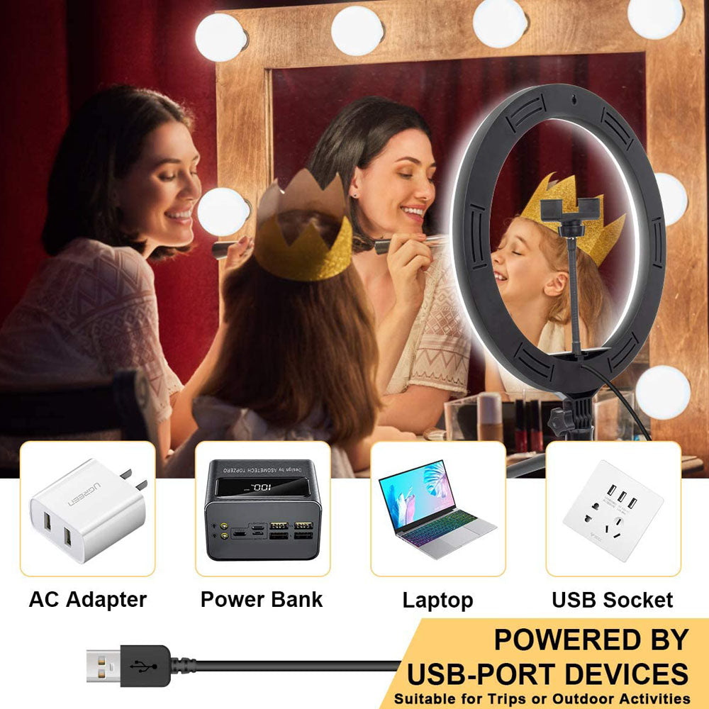 Compatible with Apple Dimmable Selfie Led Ring Light