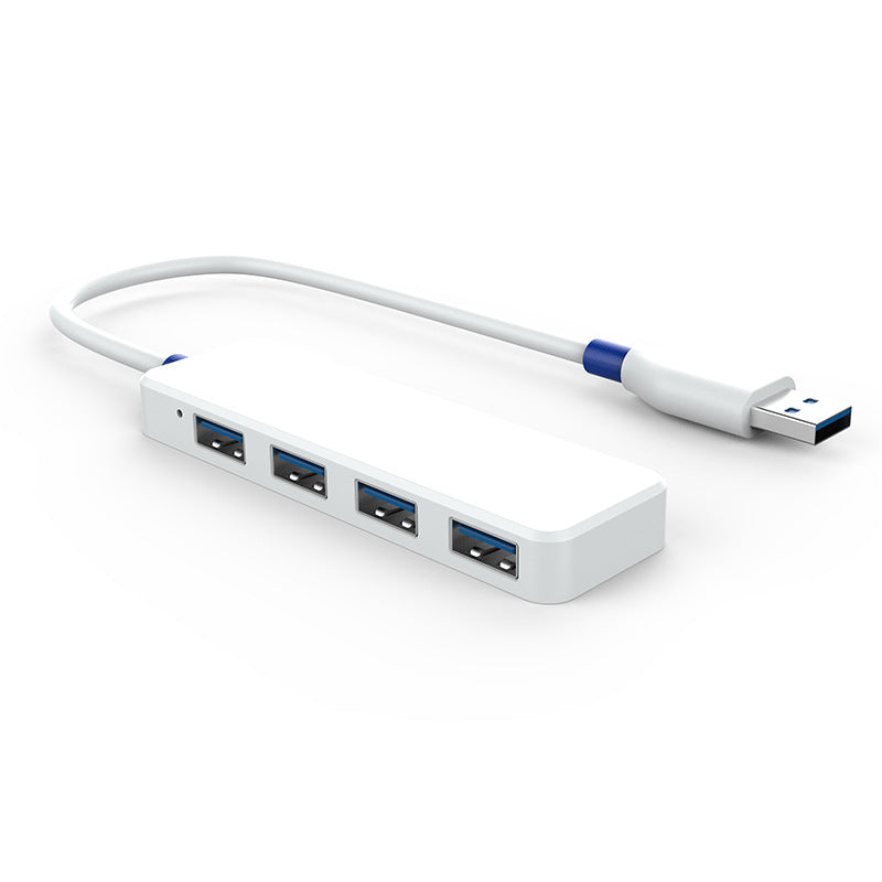 4-port Ultra-thin Rectangular USB3.0 HUB Computer Extender