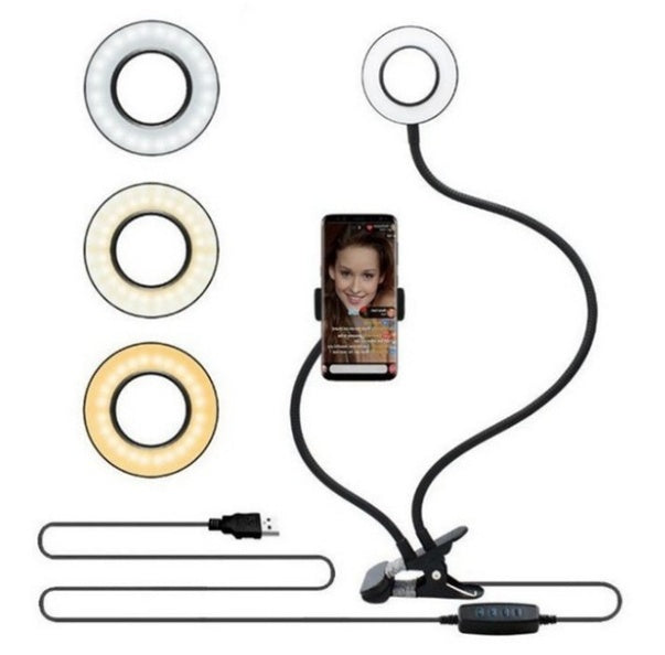 LED Selfie Ring Light for Live 8cm Stand