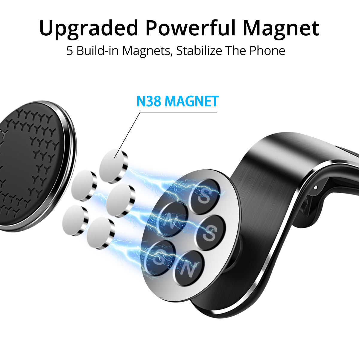 Magnetic Car Phone Holder Air Vent Magnet Mount
