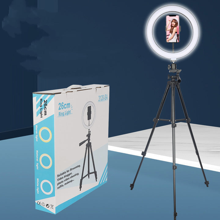 Compatible with Apple Mobile Phone Tripod LED Ring Light