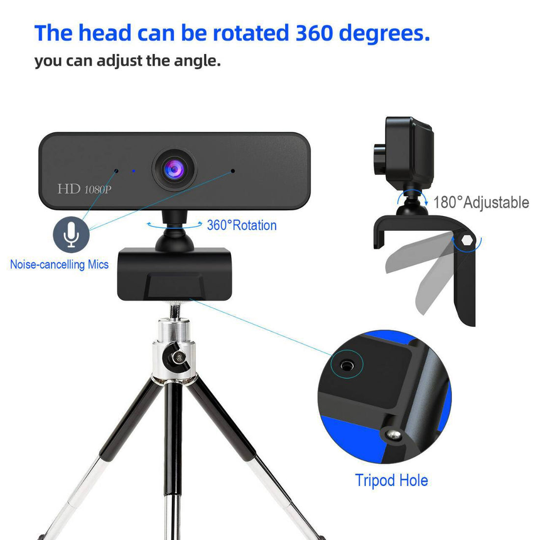 Beauty 4K Auto Focus USB Live Webcam