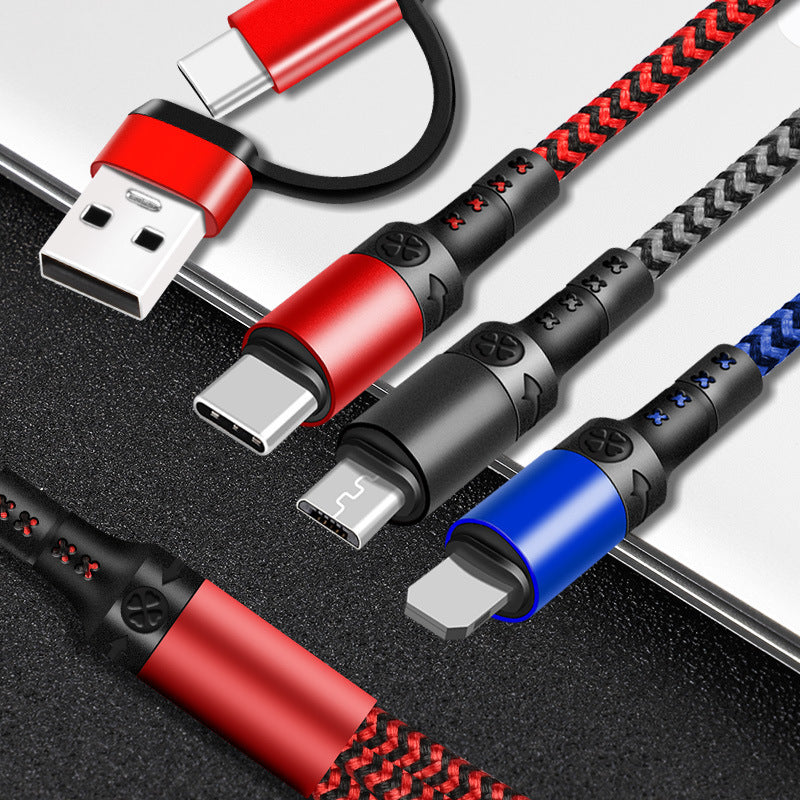 Fast Charging Five-in-one Data Cable