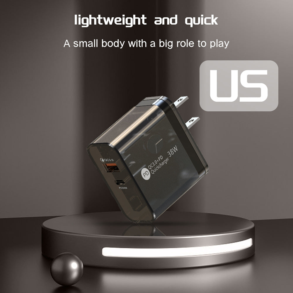 38W Transparent Case Charging Adapter