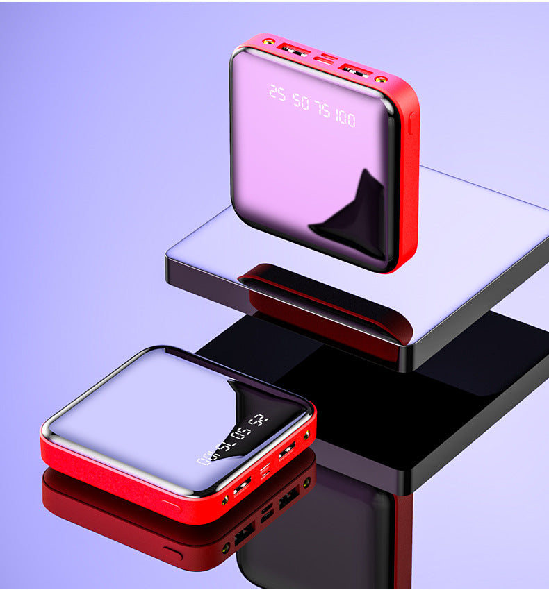 20000 MAh Portable Mirror Digital Display Power Bank