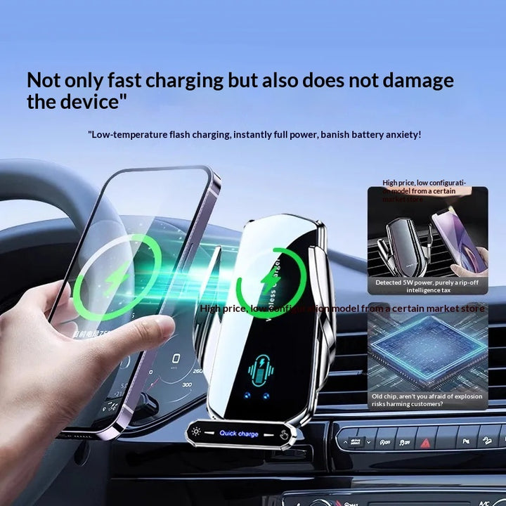 In-car Wireless Charging And Navigation Mount