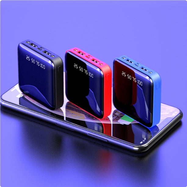 20000 MAh Portable Mirror Digital Display Power Bank