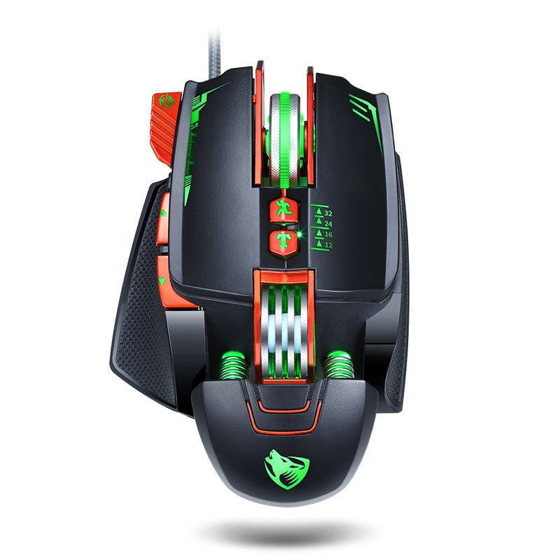 Thunder Wolf V9 gaming mouse machine