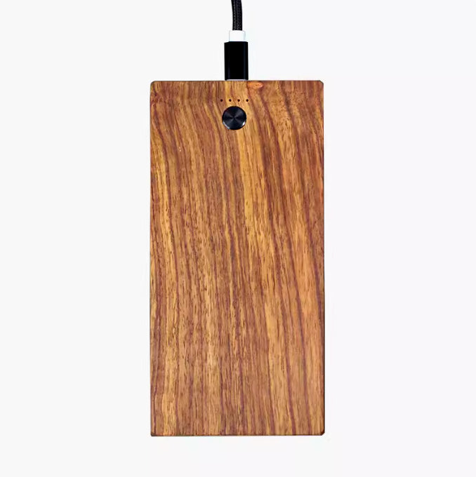 Wooden Handicraft Phone Fast Charge Mobile Power Bank