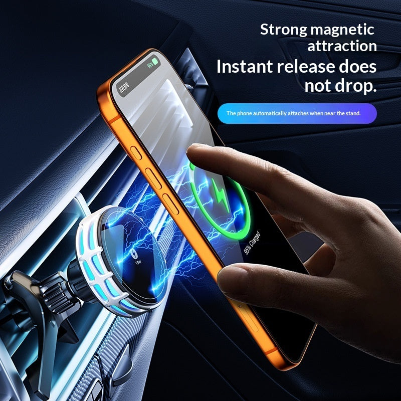 15W Wireless Charging Magnetic Car Phone Mount
