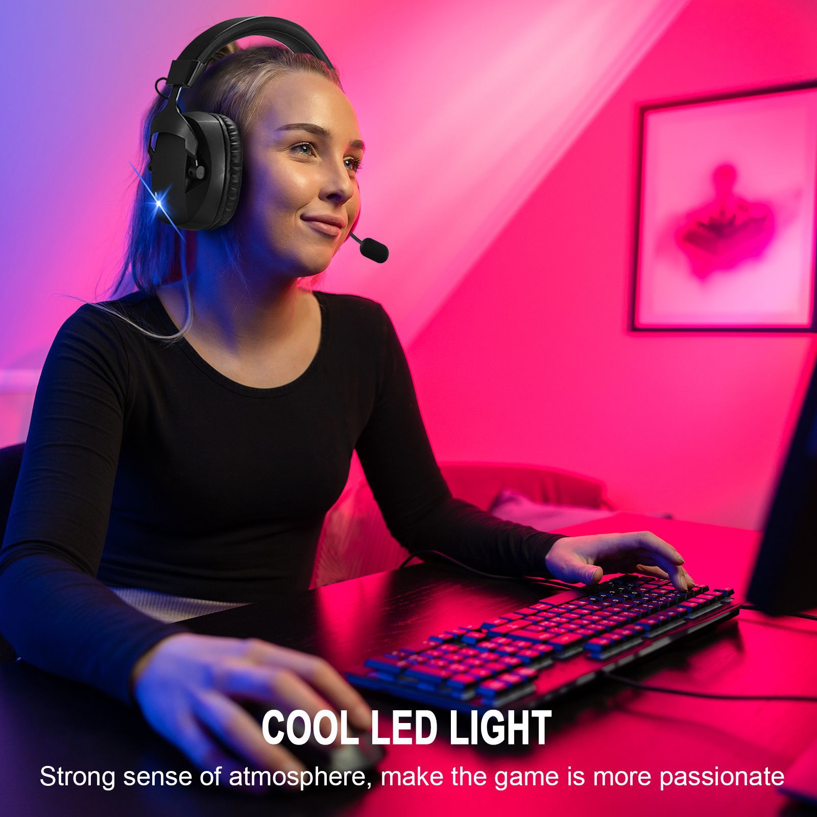 Cross-Border Over-Ear Bluetooth Headphones