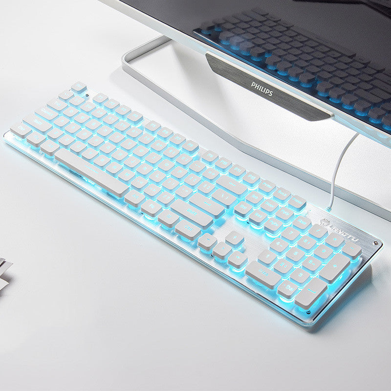 Wired Film Luminous USB Computer Gaming Keyboard